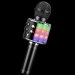 Doppler Concerto Karaoke Mikrofonu Işıklı Yeni Kayıt Özellikli Si̇yah