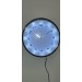 Eclips Beyaz Led Işıklı 20 Cm Duvar Saati Metal Çerçeveli Cl20Br