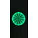 Eclips Yeşil Led Işıklı 30 Cm Duvar Saati Metal Çerçeveli Cl30Yr