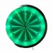 Eclips Yeşil Led Işıklı 30 Cm Duvar Saati Metal Çerçeveli Cl30Yr