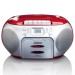 Lenco Scd-410 Rd - Taşinabi̇li̇r Fm Radyo Cd Kaset Çalar Müzik Seti