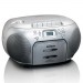 Lenco Scd-420 Si - Taşinabi̇li̇r Müzik Seti Fm Radyo Cd Kaset Çalar Gümüş