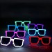 Mavi Led Parti Gözlüğü Led Işıklı Pilli Yılbaşı Düğün Eğlence Uv400 Neon Parti Gözlüğü Hj-Lpg-02