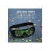 Uygulama Destekli Led Gözlük Çok Renkli Led Işıklı Şarjlı Parti Gözlüğü Kablosuz Yılbaşı Düğün Eğlence Hj-Lrg04