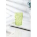 Akrilik Yeşil 6'Lı Kısa Bardak & Su Meşrubat Kahve Yanı Bardağı 400 Ml ( Cam Değildir )