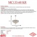 Eray Aydınlatma Mc133-600 Krom Ledli Kristal Avize