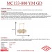 Eray Aydınlatma Mc133-800 Gold Ym Ledli Kristal Avize