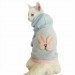 Blue Pink Bunny Sweatshirt Kedi Süeteri Kedi Kıyafeti