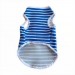 Blue White Stripe Atlet  By Kemique  Kedi Kıyafeti  Kedi Elbise