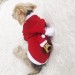 Dog Santa Kapşonlu Polar  Noel By Kemique Yilbaşi Köpek Kıyafeti