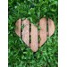 Kalp Yer Döşemesi 35 Cm (10'Lu Paket),Adım Ahşabı,Bahçe Ahşabı,Yürüme Ahşabı,Wooden Deck Heart