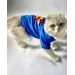 Mavi Superman Kedi Tişörtü Kedi Kıyafeti Kedi Elbisesi