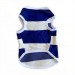 Mega Cream Stripe Atlet  By Kemique Köpek Kıyafeti Köpek Elbise