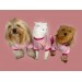 Nature Pink Oval Yaka Tişört Köpek Kıyafeti