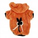 Orange Black Bunny Kapsonlu Sweatshirt Kedi Süeteri Kedi Kıyafeti