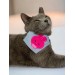 Pink Bunny Kedi Bandana, Fular, Kedi Kıyafeti Kedi Elbisesi, Kedi Tasması