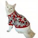 Red Mickey İnce Kedi Ceketi Kedi Kıyafeti Kedi Elbisesi Kedi Modası