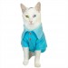 Rl Baby Blue White Polo Yaka Tişört Kedi Kıyafeti  Kedi Elbisesi