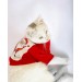 Santa And Friend Rudolph Kedi Tişörtü Yılbaşı Noel Christmas Kedi Elbisesi