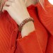 Kahverengi Yıldız Taşı Doğaltaş Rolex Kadın Bileklik
