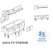 Alfa Tv Ünitesi Safi̇rmeşe-Royalmermer 150Cmx35Cm