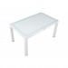 Mandella 90X150 Wood Masa (Camlı) Beyaz