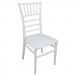 Mandella Silver Sandalye Tifany (4 Adet) Beyaz