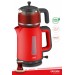 Evia Çayzade Kırmızı 2200 Watt Cam Demlikli Bpa İçermeyen Çay Makinesi Ve Su Isıtıcısı-Ea-4308K