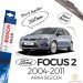 Bosch Rear Ford Focus 2 2004 - 2011 Arka Silecek - H351