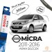 Bosch Rear Nissan Micra 2011 - 2016 Arka Silecek - H306