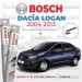 Dacia Logan Muz Silecek Takımı (2004-2013) Bosch Aeroeco