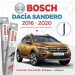 Dacia Sandero Muz Silecek Takımı (2016-2020) Bosch Aeroeco
