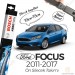 Ford Focus 3 Muz Silecek Takımı (2011-2017) Bosch Aerotwin