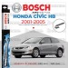 Honda Civic Hb Muz Silecek Takımı (2001-2005) Bosch Aerotwin