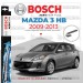 Mazda 3 Hb Muz Silecek Takımı (2009-2013) Bosch Aerotwin