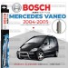 Mercedes Vaneo Muz Silecek Takımı (2004-2005) Bosch Aerotwin
