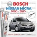Nissan Micra Muz Silecek Takımı (2005-2010) Bosch Aeroeco