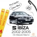 Seat Ibiza Muz Silecek Takım (2002-2005) İnwells