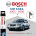 Volkswagen Bora Muz Silecek Takımı (2003-2006) Bosch Aerotwin