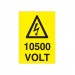 10500 Volt Uyarı Levhası