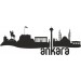 Ankara Şehri̇ Si̇lueti̇ Folyo Sti̇cker