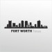 Folyo Sticker Fort Worth Teksas