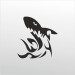 Folyo Sticker Köpek Balığı Desen