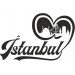 İstanbul Şehri̇ Si̇lueti̇ Folyo Sti̇cker