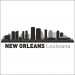 New Orleans Loui̇si̇ana Folyo Sti̇cker