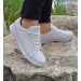 Bestof 041 Beyaz Sneaker Düz Taban Spor Ayakkabı
