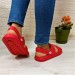 Calx 1260 Kırmızı Hafif Rahat Kadın Terlik & Sandalet