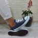 Fiyra 554 Füme Kısa Unisex Sneaker Keten Spor Ayakkabı