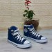 Fiyra 555 Kot Mavi Uzun Unisex Sneaker Keten Spor Ayakkabı