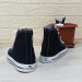 Fiyra 555 Siyah-Beyaz Uzun Unisex Sneaker Keten Spor Ayakkabı